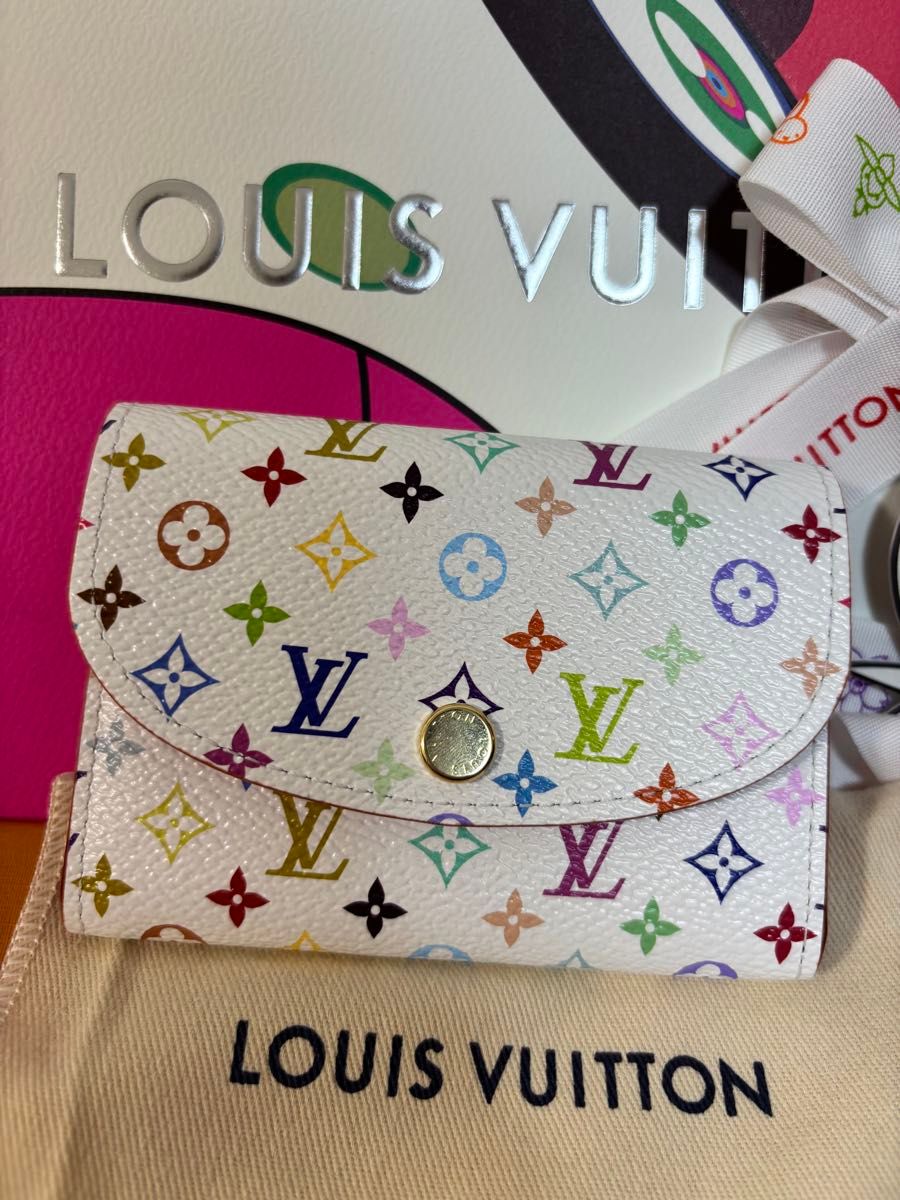 新品 LV×TMルイヴィトン ポルトモネロザリ マルチカラー 村上隆 新品 LV×TMルイヴィトン ポルトモネロザリ マルチカラー 村上隆