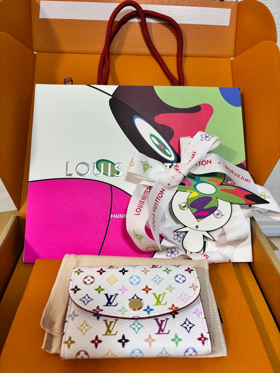 新品 LV×TMルイヴィトン ポルトモネロザリ マルチカラー 村上隆 新品 LV×TMルイヴィトン ポルトモネロザリ マルチカラー 村上隆