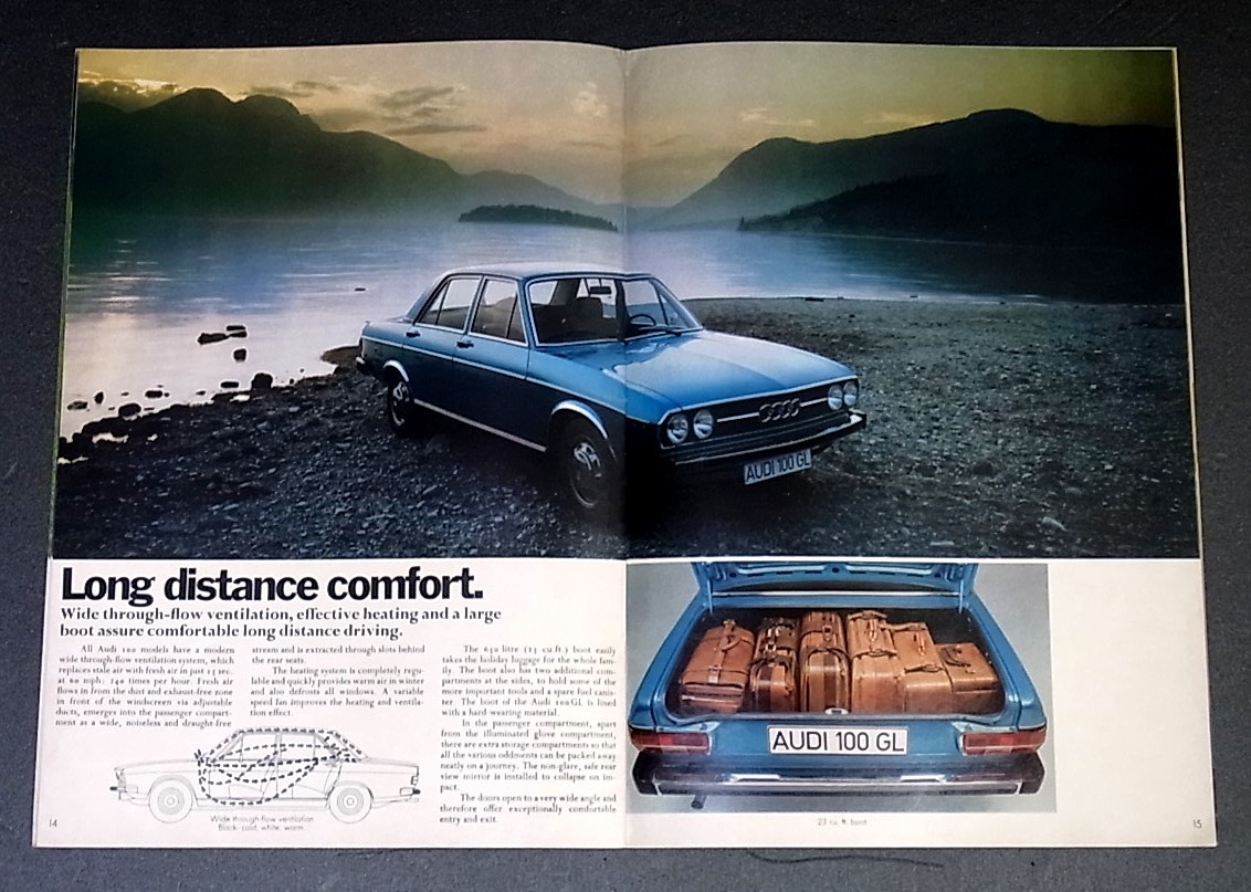  Audi 100 1975 year catalog AUDI