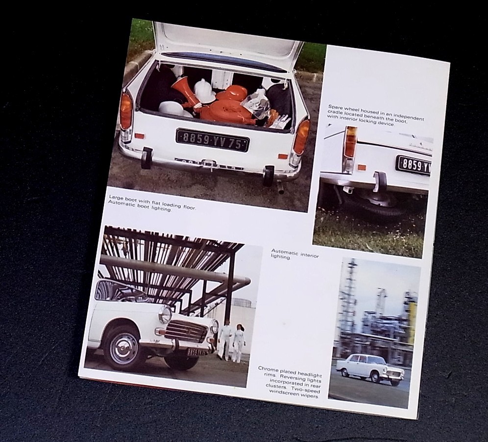  Peugeot 404 1975 year .. catalog 