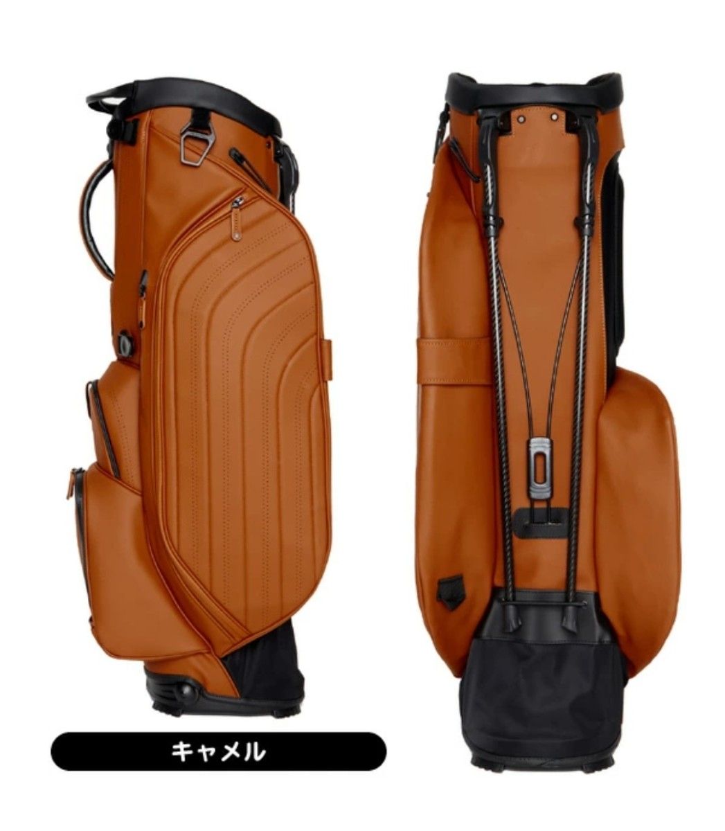 G/FORE × VESSEL コラボ スタンド式キャディバッグ キャメル G/FORE × VESSEL コラボ スタンド式キャディバッグ キャメル