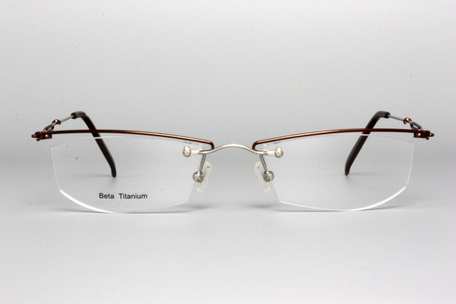 【新品・未使用】HOYA COLLECTION Beta Titanium スリーピース ブラウン SUP001 51□19 145 WPB