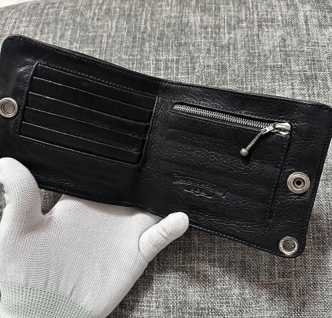 クロムハーツ正規店購入美品】ワンスナップレザーウォレット クロムハーツ正規店購入美品】ワンスナップレザーウォレット
