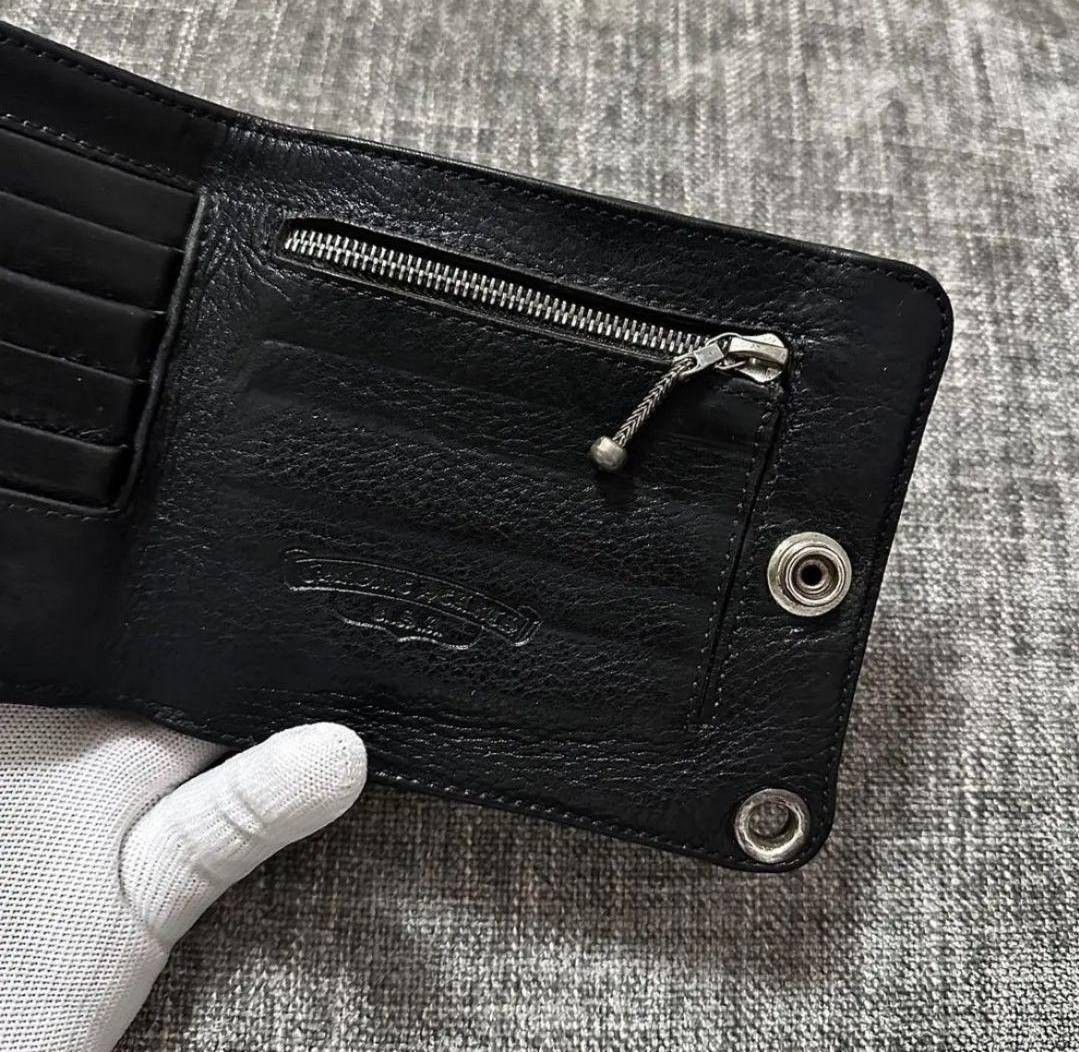 クロムハーツ正規店購入美品】ワンスナップレザーウォレット クロムハーツ正規店購入美品】ワンスナップレザーウォレット