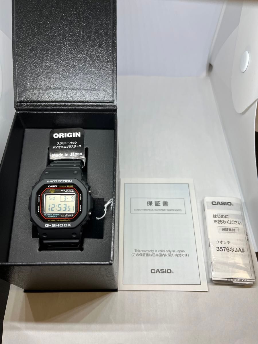 新品未使用CASIO G-SHOCK DW-5000R-1AJF 初代復刻モデル|Yahoo 新品未使用CASIO G-SHOCK DW-5000R-1AJF 初代復刻モデル|Yahoo