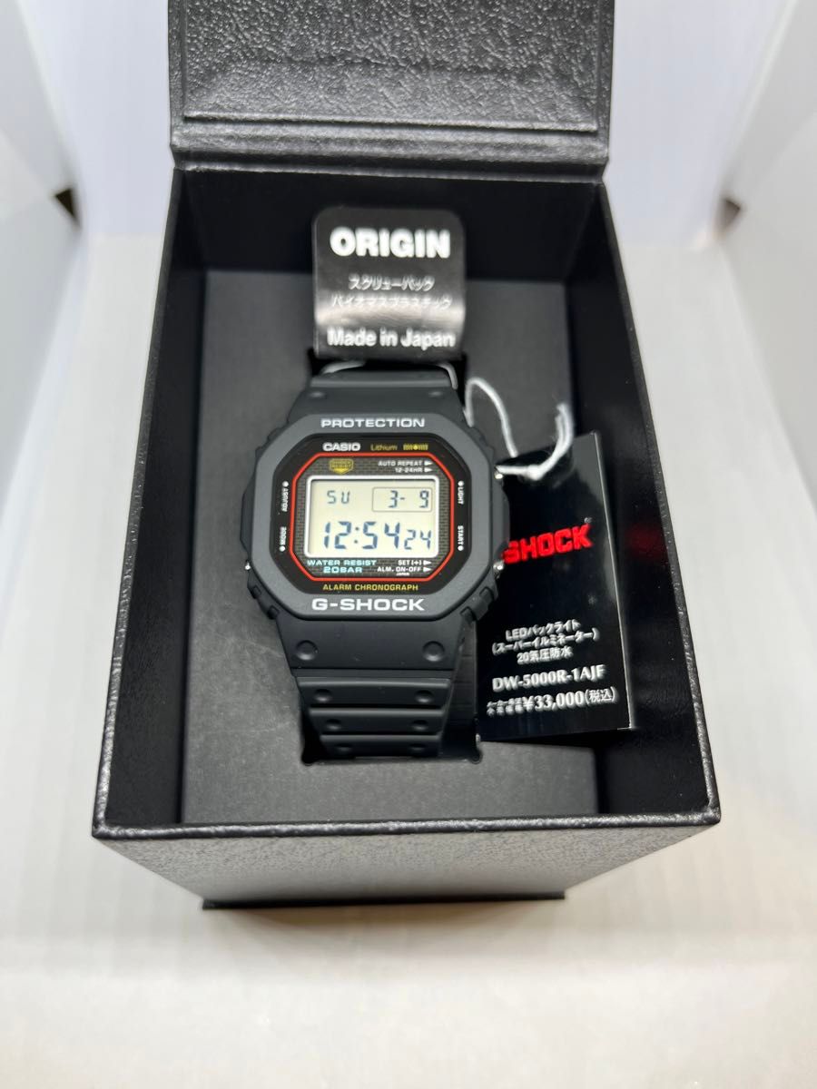新品未使用CASIO G-SHOCK DW-5000R-1AJF 初代復刻モデル|Yahoo 新品未使用CASIO G-SHOCK DW-5000R-1AJF 初代復刻モデル|Yahoo