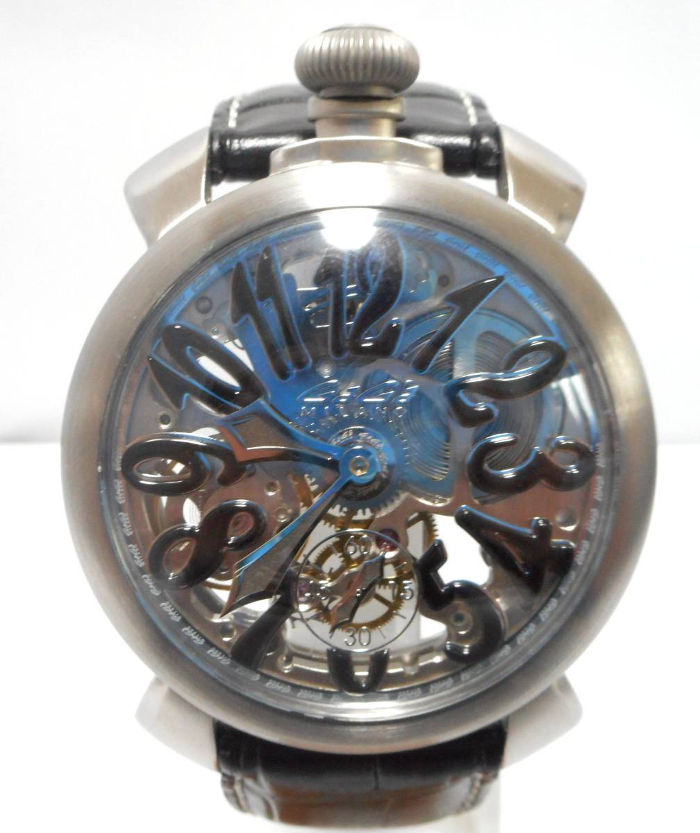 gagamilano ガガミラノ マニュアーレ 48mm ベゼル ラグ ビジョー アフターダイヤ加工致します カスタム マヌアーレ ナポレオーネ MANUALE_画像2