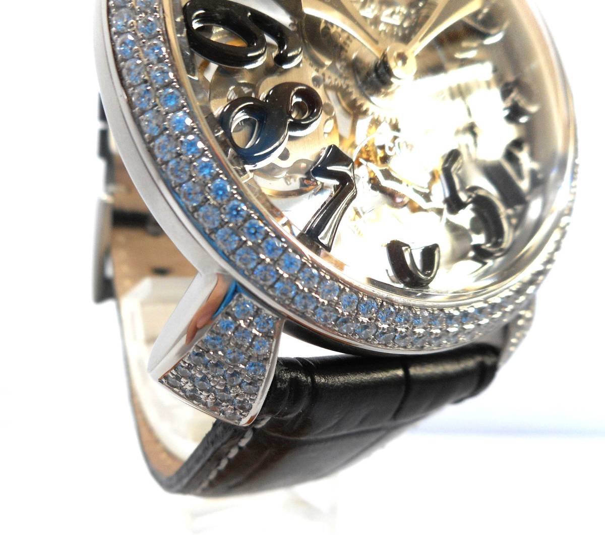 gagamilano GaGa Milano Manuale 48mm bezel rug bi Joe after diamond processing will do custom mana-re Napoleone MANUALE