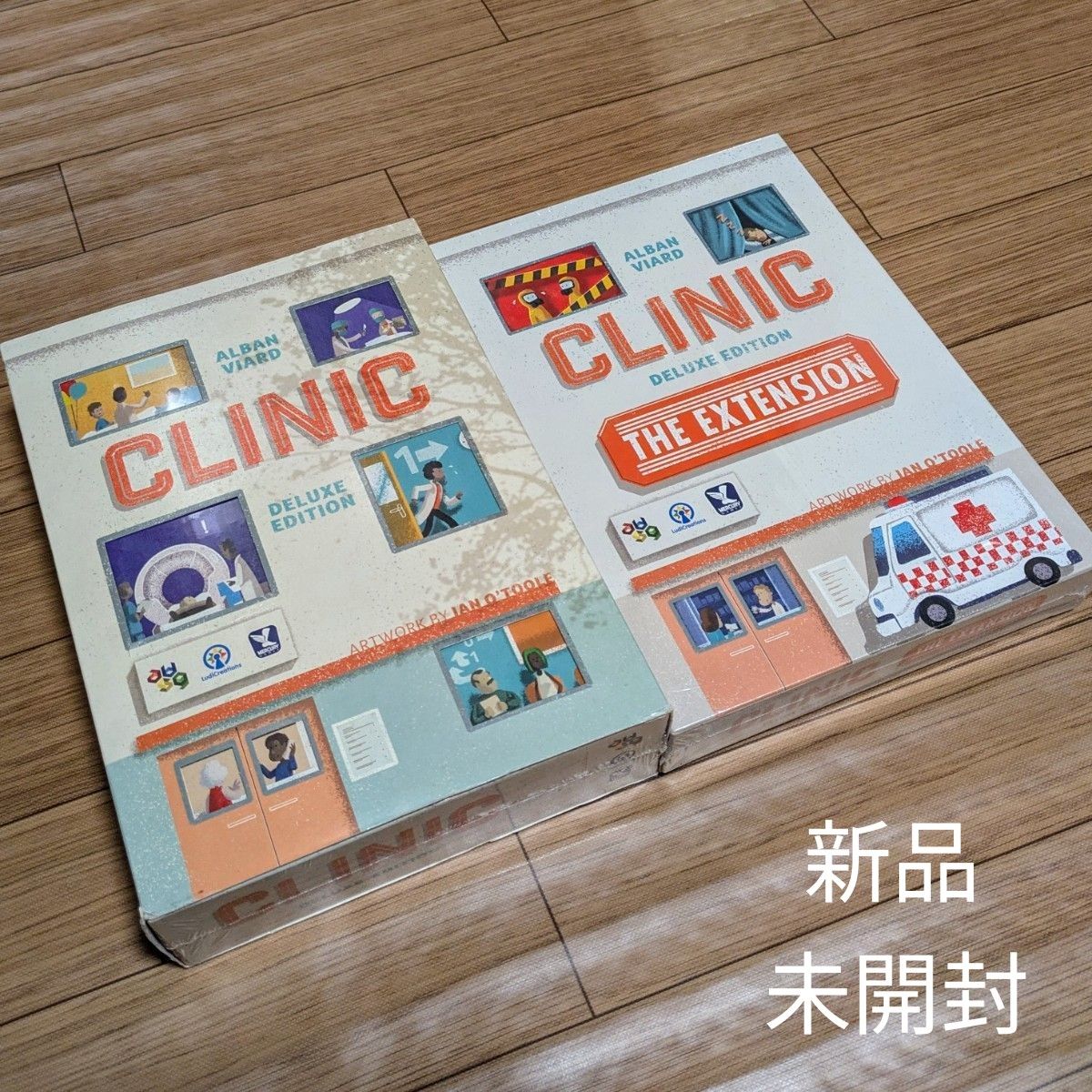 「クリニック デラックスエディション」本体+拡張 Clinic Deluxe Edition ボードゲーム 英語版