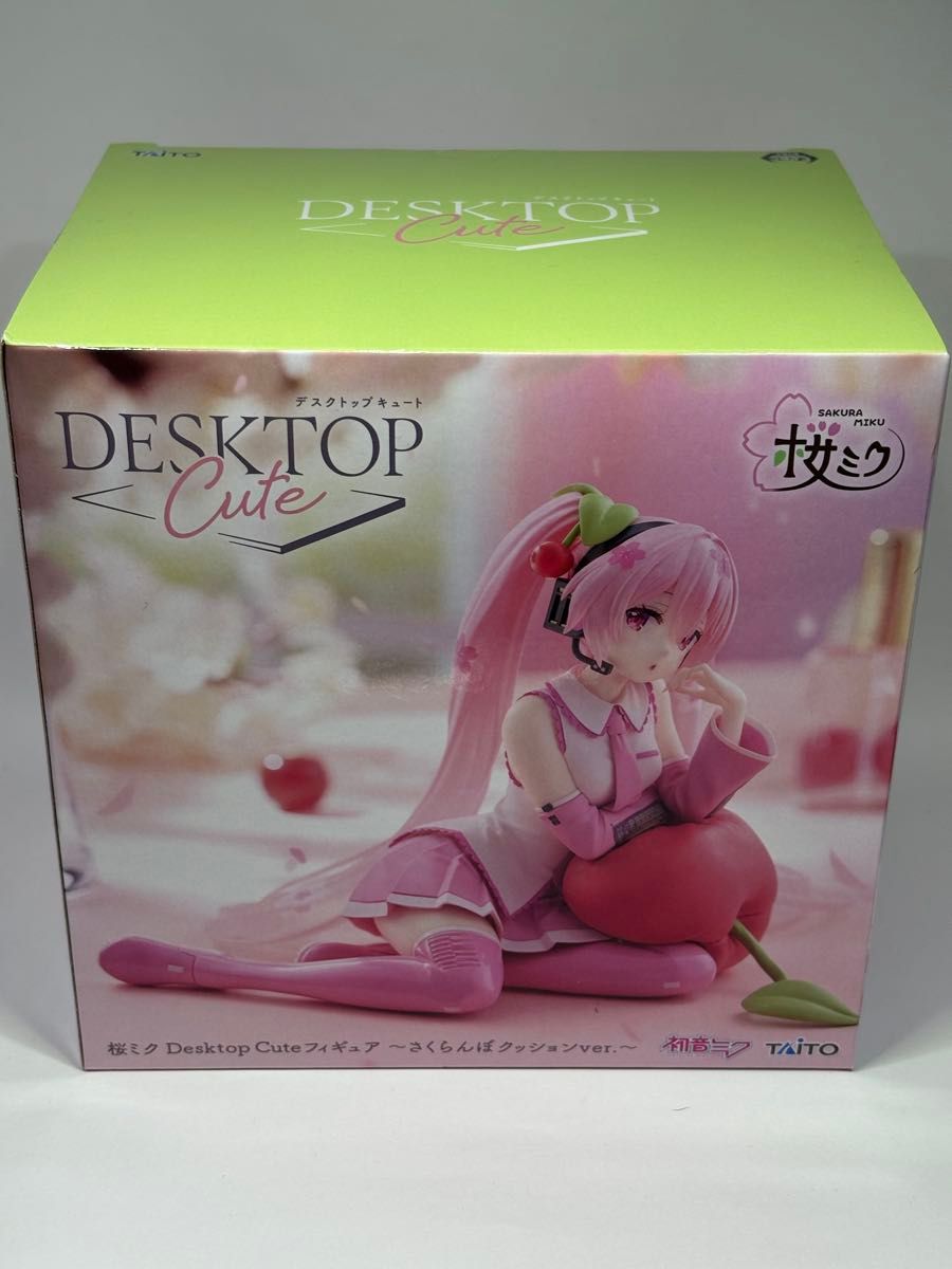 桜ミク Desktop Cute フィギュア~さくらんぼクッションver 桜ミク Desktop Cute フィギュア~さくらんぼクッションver