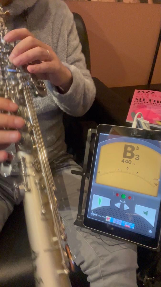 極上品 MINERVA ソプラノサックス グレイメタルコーティング カスタム仕様 B♭管 HighF#キー付 出品前調整済