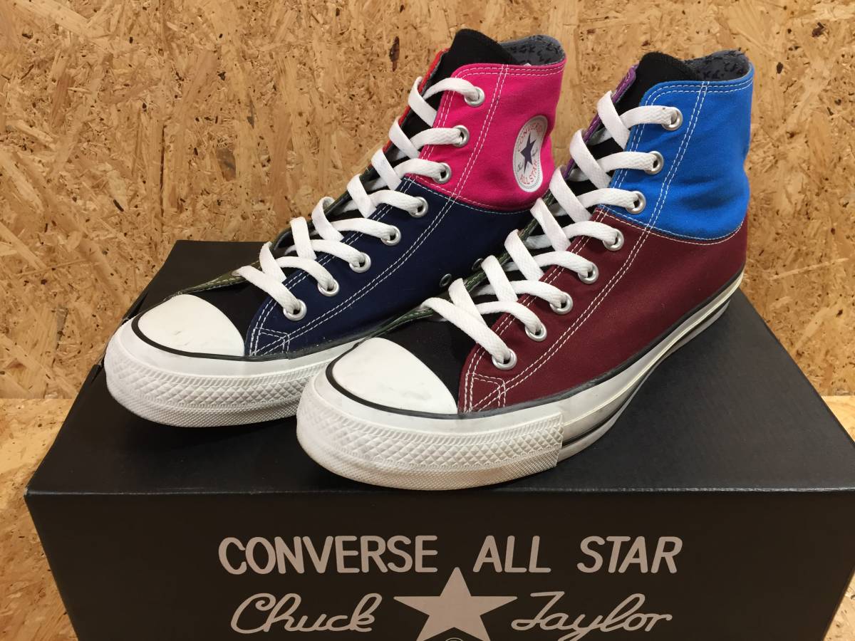 CONVERSE ALL STAR JAM HOME MADE US10.5 29cm コラボ 別注 限定 REACT リアクト パッチワーク マルチ クレイジー カラー ハイカット