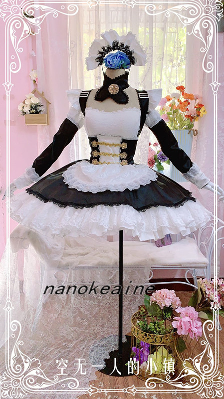 コスプレ衣装 Fate/Grand Order 玉藻前メイドさん 風(ウィッグ コスプレ衣装 Fate/Grand Order 玉藻前メイドさん 風(ウィッグ