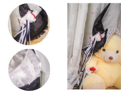 実物撮影コスプレ衣装 東方Project 霧雨魔理沙 フリル地獄風 実物撮影コスプレ衣装 東方Project 霧雨魔理沙 フリル地獄風