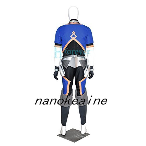 【即納実物撮影】《Fate/Grand Order》 Lancer クーフーリン コスプレ衣装 （道具ウィッグ 靴追加可能）