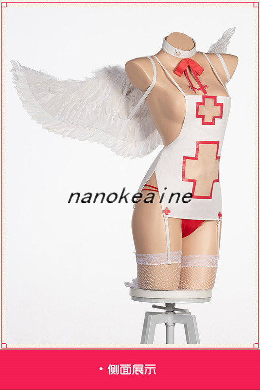 素晴らしい 魔太郎 天使ちゃん コスプレ衣装+羽風(ウィッグ 靴別売り