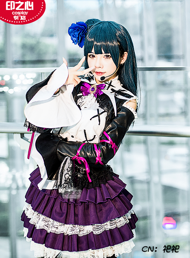 ラブライブ サンシャイン Aqours コスプレ 衣装 ヨハネ 津島善子 堕天使