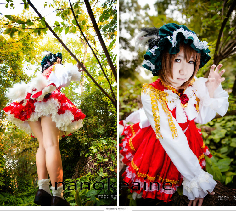 質屋 通販 実物撮影コスプレ衣装 東方Project 多々良小傘 フリル地獄