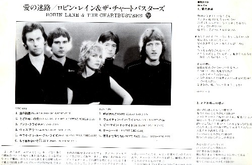 LP レコード　ロック!! ROBIN LANE  THE CHARTBUSTERS /「愛の迷路」全11曲、見本盤美品