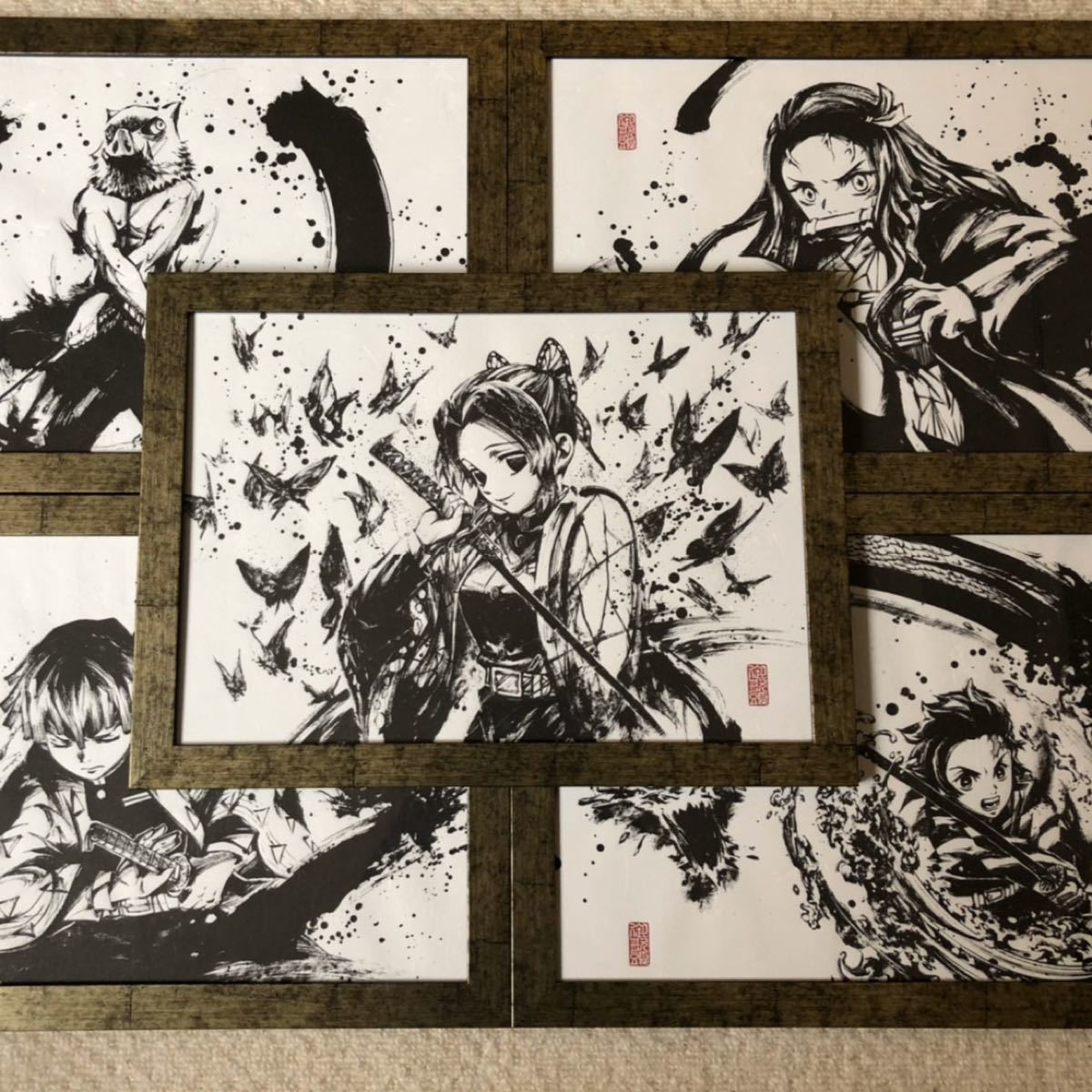 鬼滅の刃墨絵コレクション5点セット|Yahoo!フリマ(旧PayPay 鬼滅の刃墨絵コレクション5点セット|Yahoo!フリマ(旧PayPay