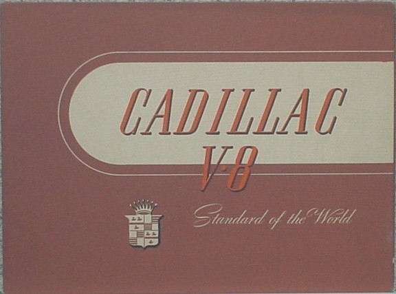 CADILLAC V8 \'1937 sales catalog 