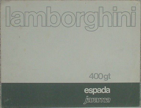 400GT/ESPADA/JARAMA sales catalog 
