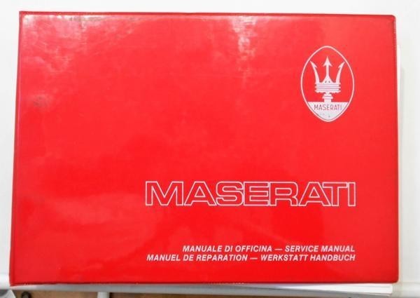 MASERATI 6 CYLINDER 2.0,2.5.2.8/L SERVICE MANUAL_画像1