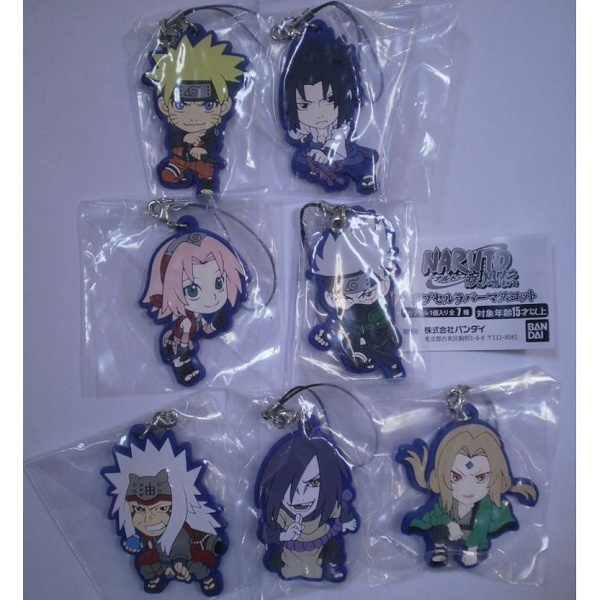 NARUTO ナルト 疾風伝 カプセル ラバーマスコット 全7種 セット NARUTO ナルト 疾風伝 カプセル ラバーマスコット 全7種 セット