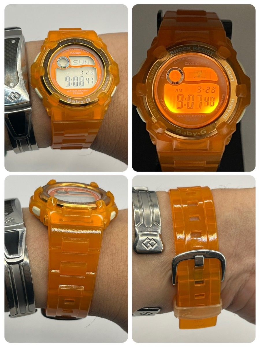 CASIO G-SHOCK baby-G オレンジリーフ モデル デジタル腕時計 CASIO G-SHOCK baby-G オレンジリーフ モデル デジタル腕時計