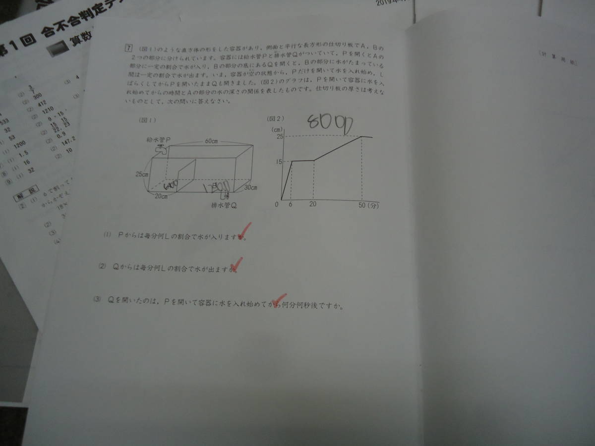 2019年度　　四谷大塚　　6年生/小6　　合不合判定テスト　第1回～第6回　計6回　原本☆_画像4