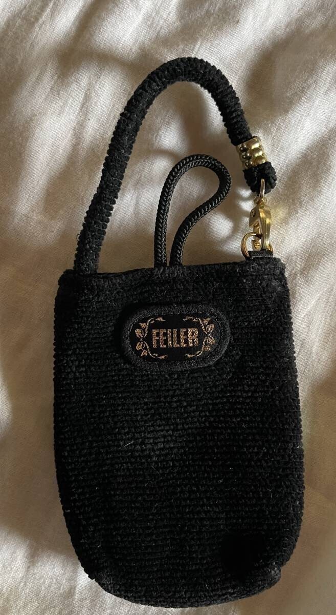 ★FEILER フェイラー★花柄 シュニール織　ポーチ　アイコスケース　スマホケース　定番