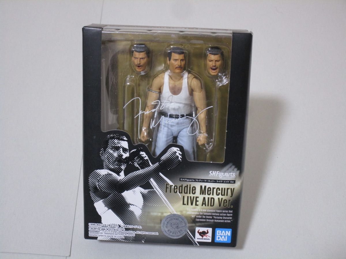 新品●S.H.フィギュアーツ フレディ・マーキュリー●未開封美品 ゆうパック配送 未開封 S H Figuarts QUEEN フレディ・マーキュリー ライヴ