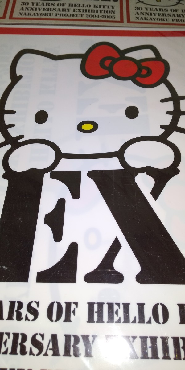ハローキティ ３０周年 クリアファイル 1枚 Hello Kitty