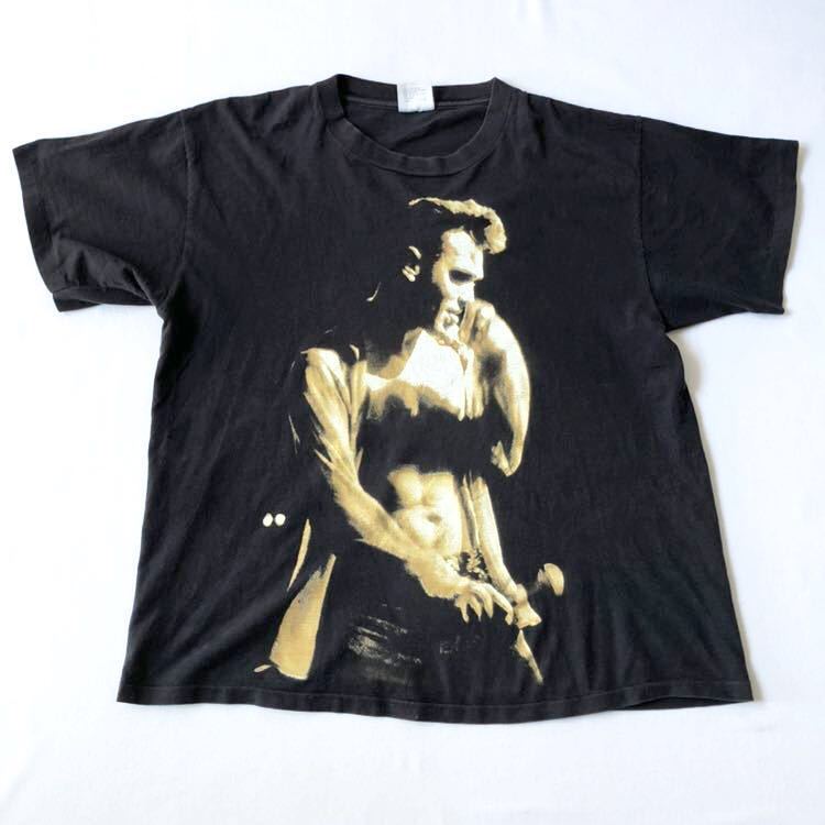 92年 MORRISSEY (YOUR ARSENAL) Tシャツ XL 黒 TULTEX ビンテージ 90s 90年代 モリッシー THE SMITHS スミス オリジナル ヴィンテージ_画像2