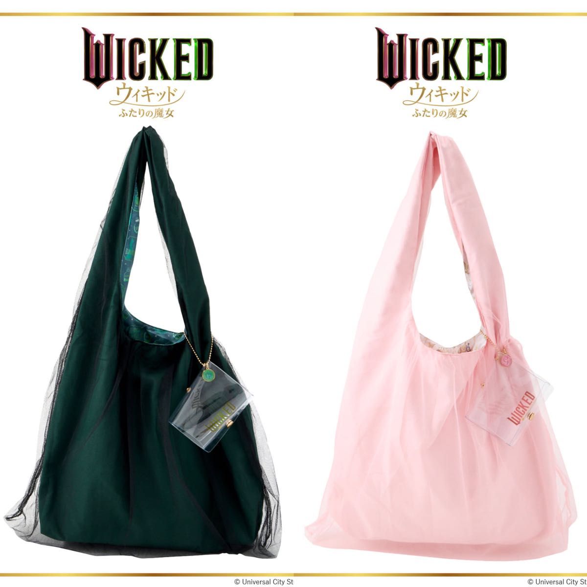 新品未開封】3COINSスリーコインズ WICKEDウィキッドロゴポーチ