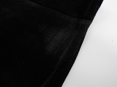 WF52★バーバリーブルーレーベル/BURBERRY BLUE LABEL サイズ36 ブラック タイトミニスカート 豚革 中古品_画像4