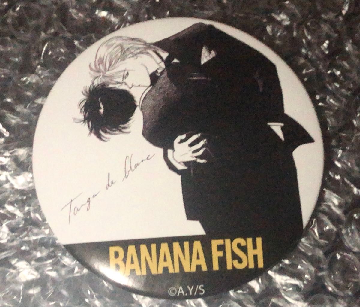 レア★バナナフィッシュ★BANANA FISH★アベイル★Avail★缶バッジ★アッシュリンクス&奥村英二