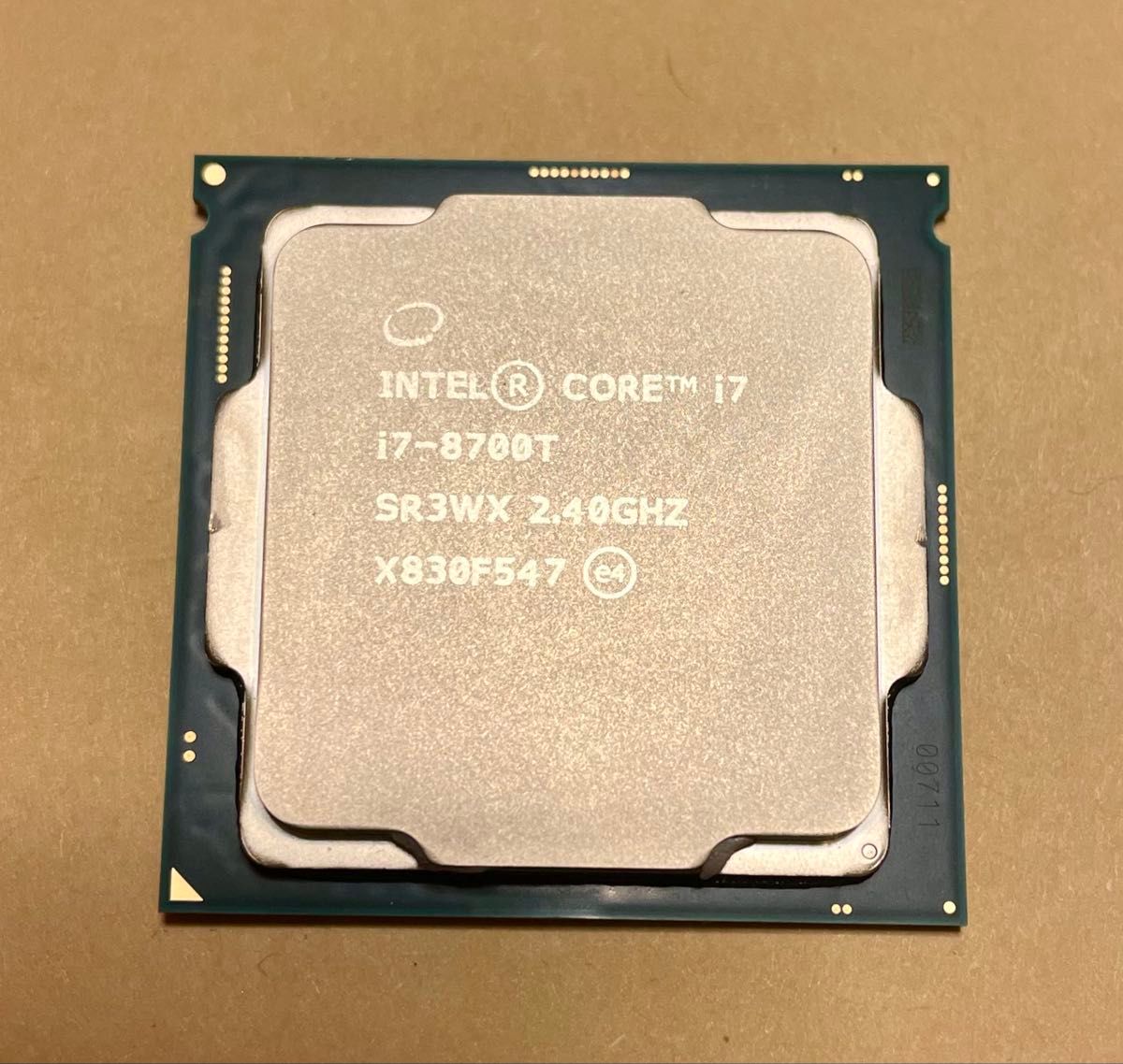 確認済 Intel Core i7-8700T CPU 2 40GHz 良品|Yahoo!フリマ 確認済 Intel Core i7-8700T CPU 2 40GHz 良品|Yahoo!フリマ