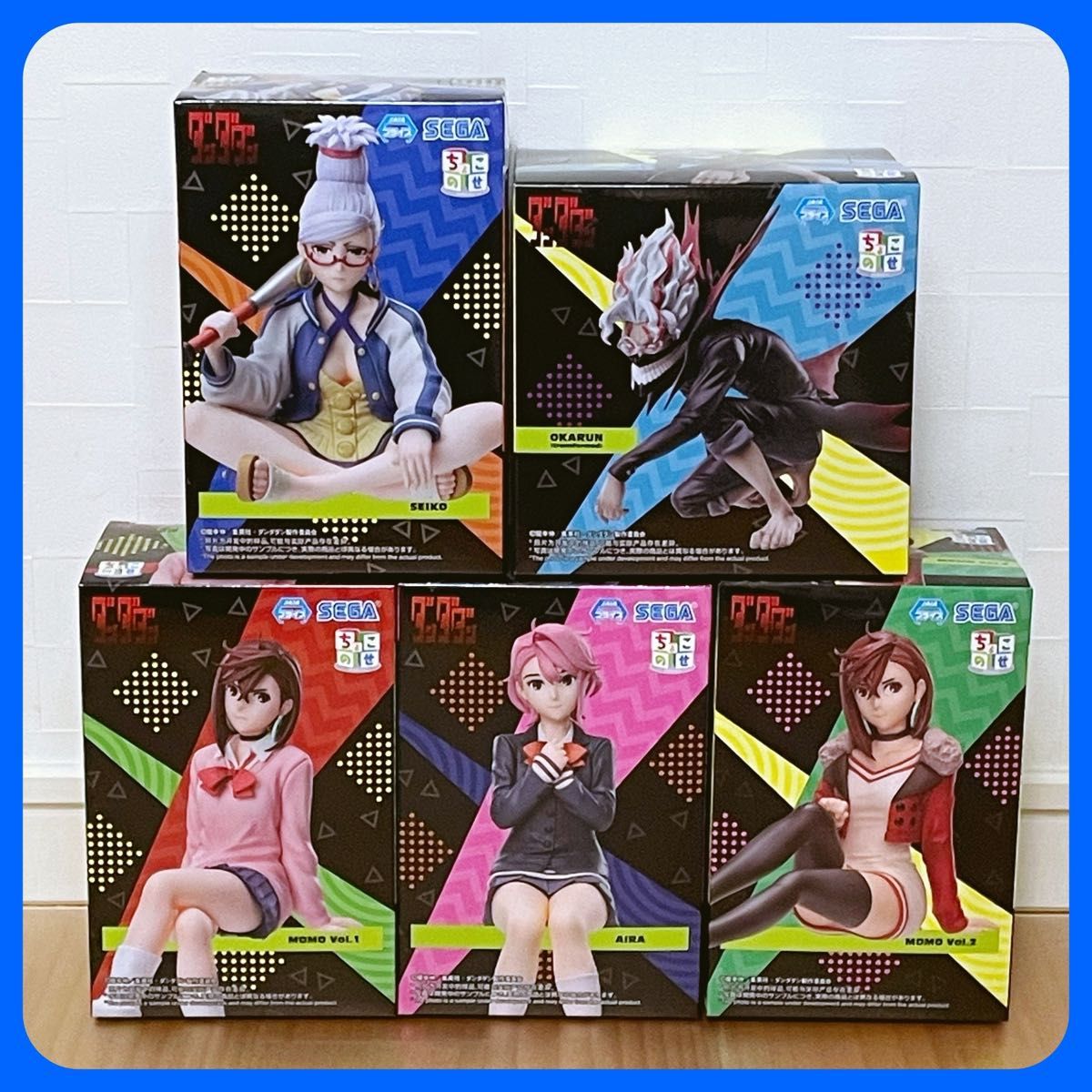 ダンダダン フィギュア ちょこのせ オカルン 星子 モモ アイラ 5 ダンダダン フィギュア ちょこのせ オカルン 星子 モモ アイラ 5