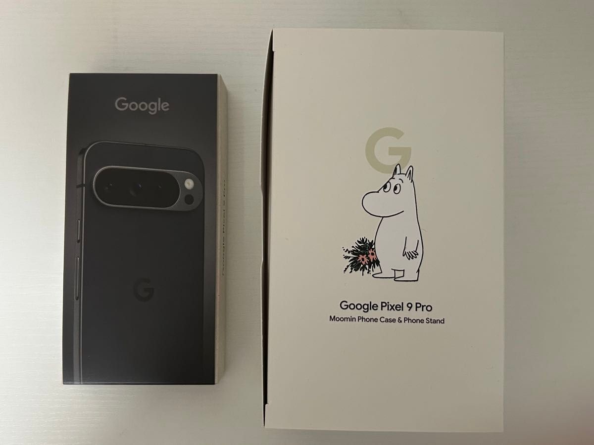 新品未開封】Google pixel 9 Pro 128GB Obsidian ムーミンケース 新品未開封】Google pixel 9 Pro 128GB Obsidian ムーミンケース