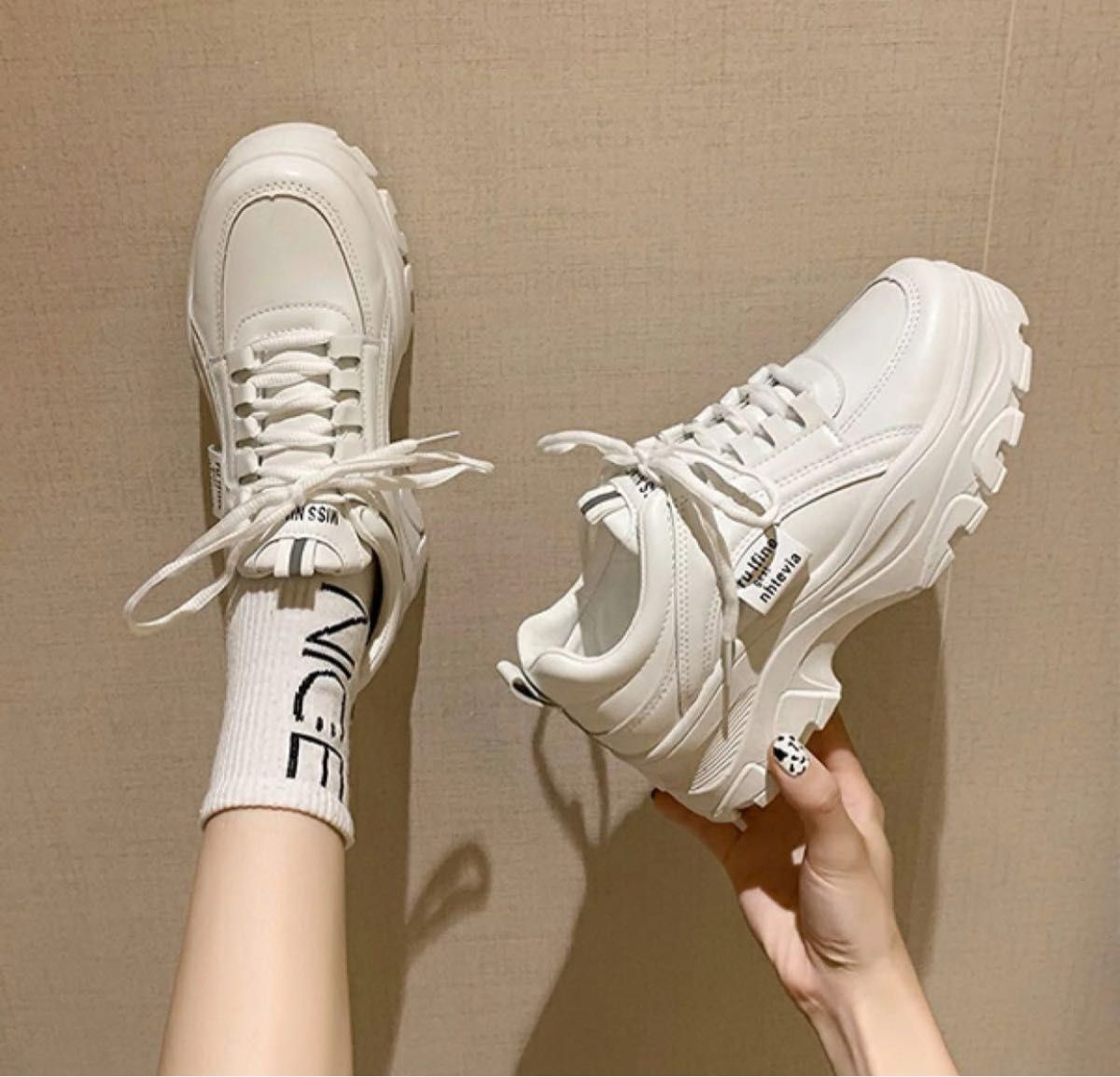 ☆韓国の人気☆【NILLRING】☆NILLRING 7AM30 min.i☆関税込☆ 1度着用 NVHUANGLING Fashion 厚底 韓国 スニーカー|Yahoo