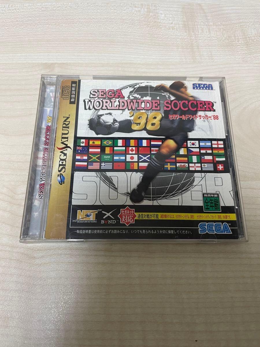 セガサターンソフト SEGASATURNソフト【セガ ワールドワイドサッカー'98 】