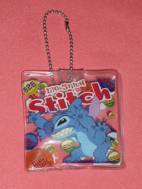  очень редкий! Kawai i! Disney Lilo & Stitch герой эмблема цепочка для ключей ( Stitch )*