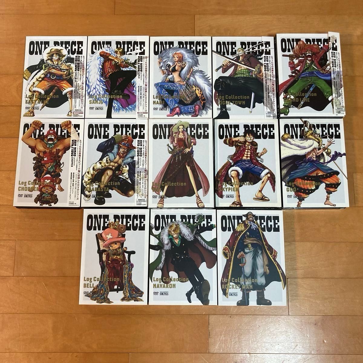 【海外 正規品】 ワンピースログコレクションDVD EASTBLUEからROCKET MAN まで アニメ
