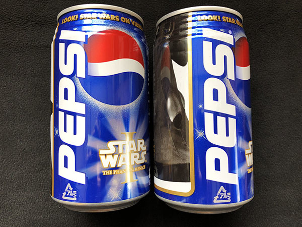 PEPSI/ Pepsi # Звездные войны 1 дизайн жестяная банка [ Queen *amidala]/2 жестяная банка комплект / подлинная вещь 