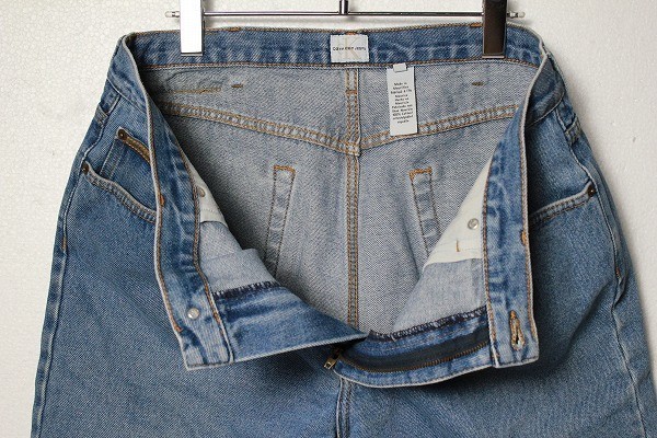 90's CK カルバンクライン デニムショーツ (36) ショートパンツ 90年代 旧タグ Calvin Klein Jeans