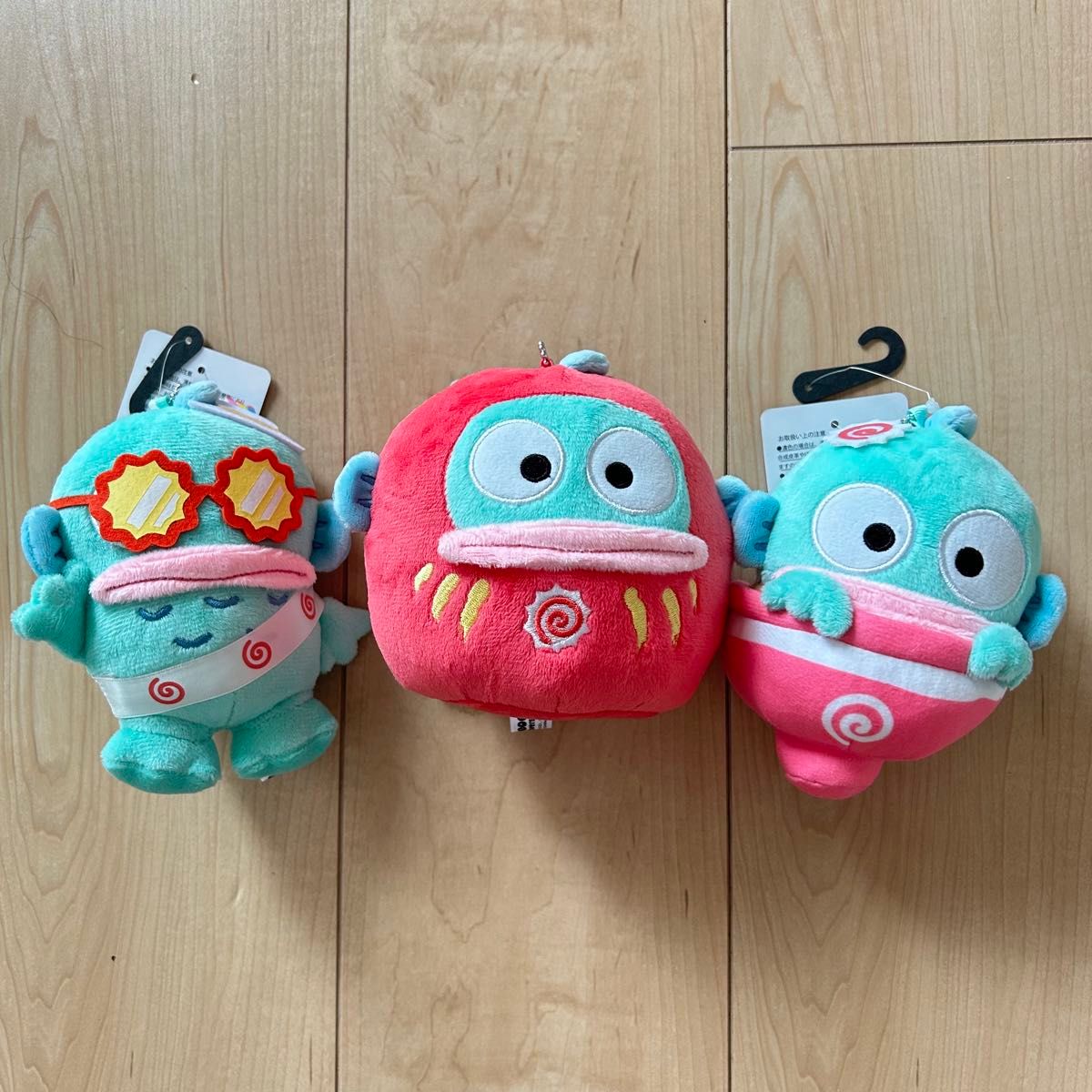 新品 アベイル ハンギョドン ぬいぐるみ マスコットチャーム 3種 新品 アベイル ハンギョドン ぬいぐるみ マスコットチャーム 3種