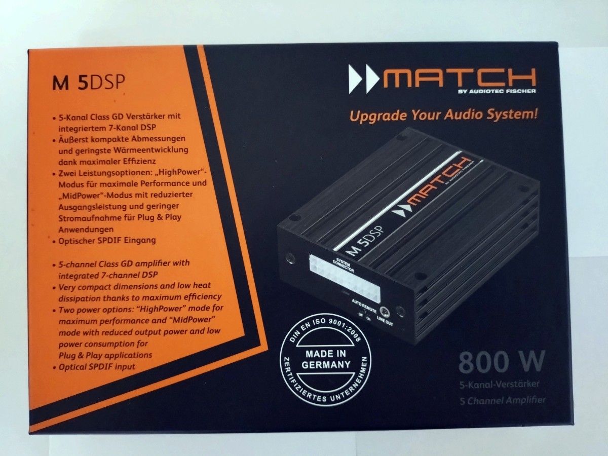 MATCH M-5DSP　7chDSP内蔵5chパワーアンプ M's Line homepage