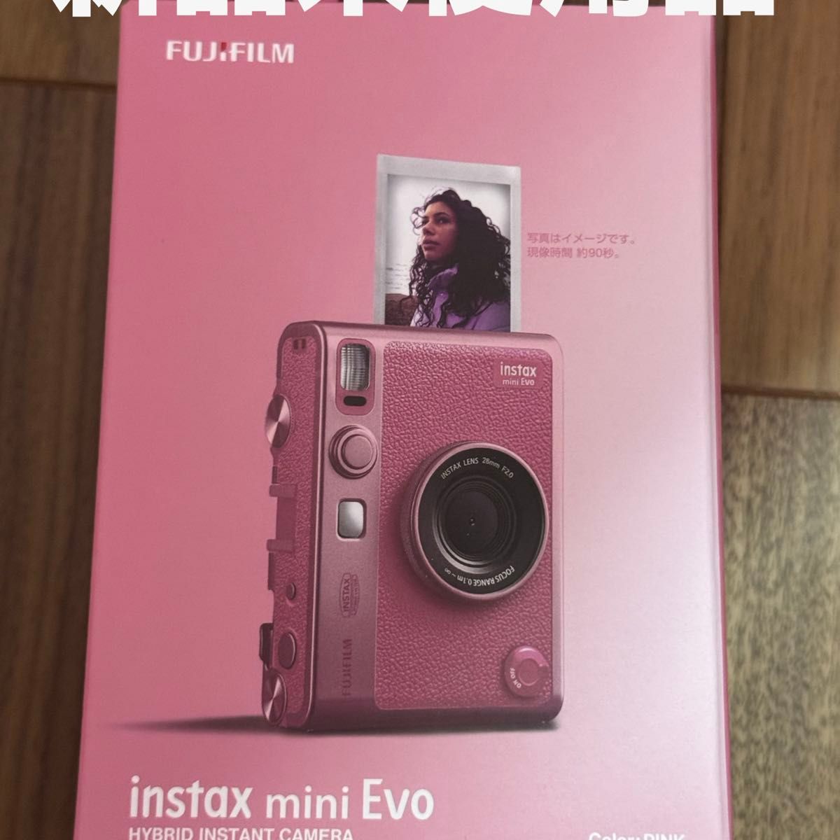 新品未使用]富士フィルムINS MINI EVO PINK C