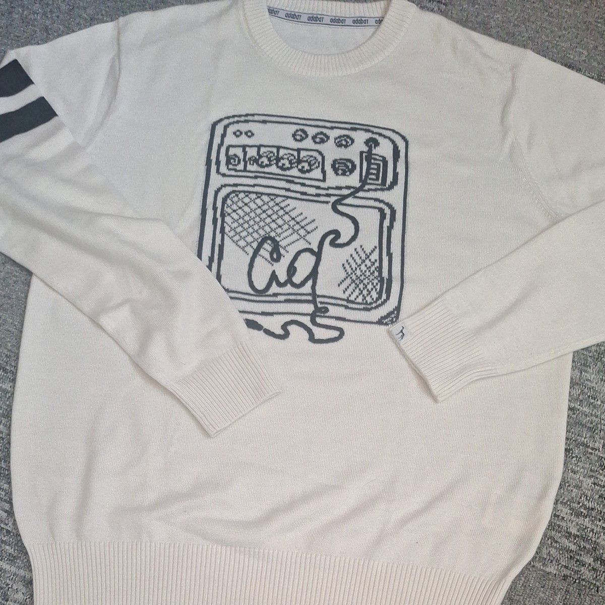 adabat-Golf-アダバット-ゴルフ-ニットウールセータークルー adabat-Golf-アダバット-ゴルフ-ニットウールセータークルー